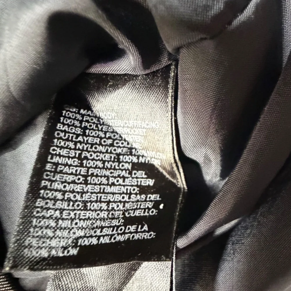 The North Face Utility Wind Jacket Large A2FU T260+T660 Grey Black Fall 2011 F11